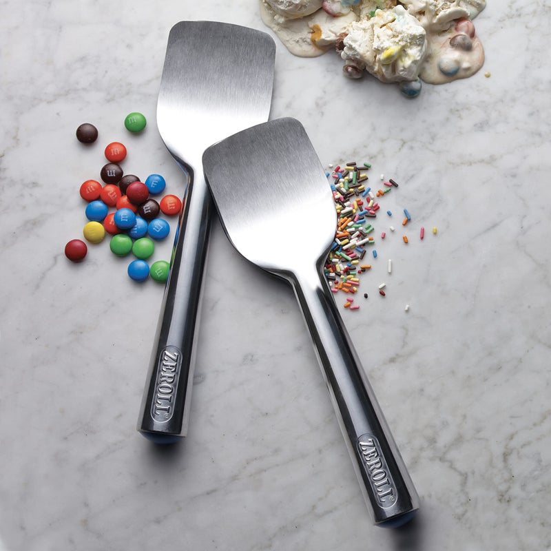 Zeroll Original Tubmate Aluminum Ice Cream Spade for Leveling Tubs Packing and Hand-Mixing  Self-defrosting Fluid-Filled Handle Longer-Lasting Thicker Blade Made in USA  9-Inch  Silver - Image 2
